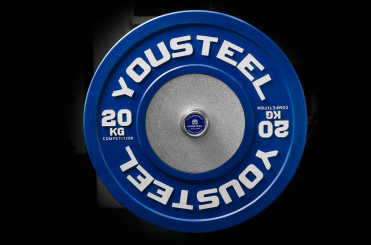 Диск соревновательный Yousteel 20 кг 50 мм синий